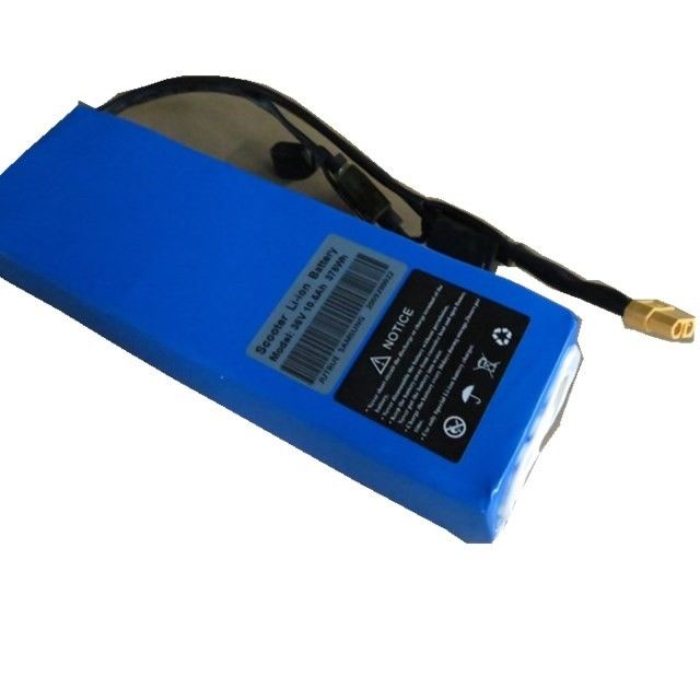 ई स्कूटर के लिए XT60 के साथ 12v 18650 बैटरी पैक 2600mAh 36V 10.4Ah