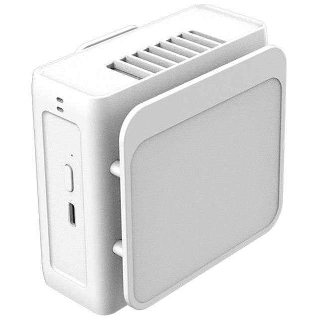 टाइप सी चार्जिंग पोर्टेबल कमर पंखे 3 हवा की गति में निर्मित 5000mah बैटरी
