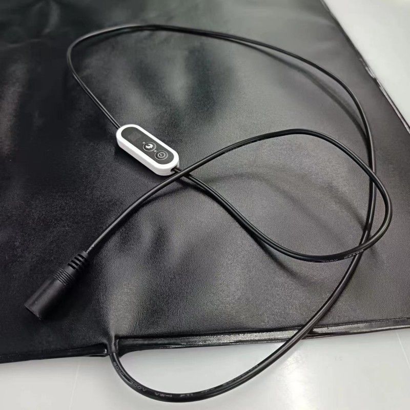 पीवीसी पालतू पशु हीट मैट 12V हीटिंग पैड 60x40 सेमी के साथ तापमान नियंत्रक कुत्ते बिल्ली के लिए