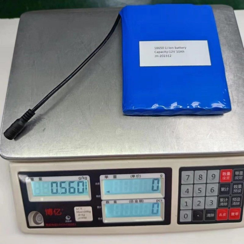 स्लिम 18650 बैटरी पैक 6S2P 22.2V 5Ah के साथ DC 5.5x2.1mm कनेक्टर BMS ऊपर