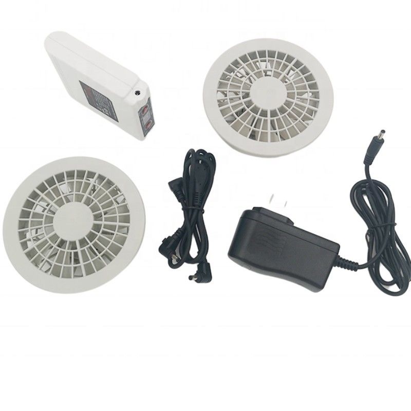 PSE पंखे बैटरी सेट 7.4V 5200mAh जैकेट शीतलन पंखे सेट 4 स्तर हवा की गति