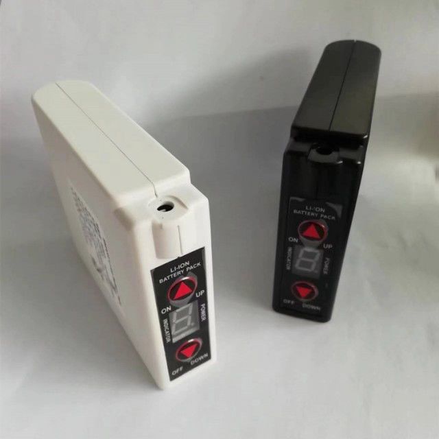 KC 7.4V 5200mAh गर्म कपड़े बैटरी फैन जैकेट बैटरी ऑन/ऑफ स्विच अप और डाउन तापमान नियंत्रण के साथ