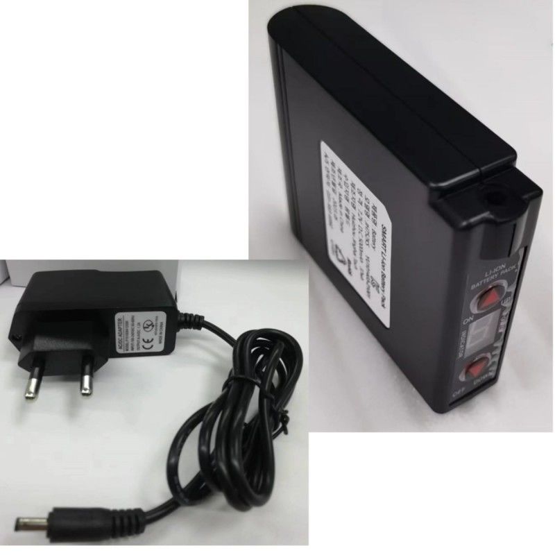 7.4 वोल्ट 7000mAh गर्म कपड़े बैटरी चार्जर सेट कोरियाई प्लग गर्म करने के लिए पेट बेल्ट