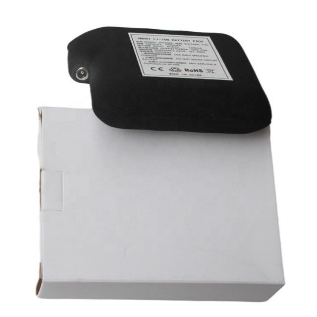 काले कपड़े में लपेटा हुआ बैटरी 7.4V 4400mAh 5200mAh 6400mAh 7000mAh बैटरी हीटेड वेस्ट के लिए
