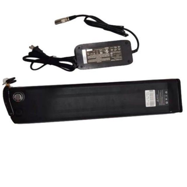 सिल्वर फिश लिथियम बैटरी 48V 25Ah लंबाई 630mm चार्जर के साथ ई बाइक के लिए