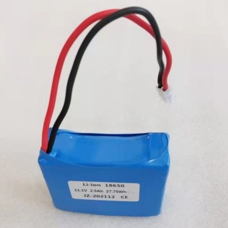 उच्च डिस्चार्ज बैटरी पैक 3S1P 18650 2500mAh 8C 11.1V बैटरी चिकित्सा उपकरण के लिए