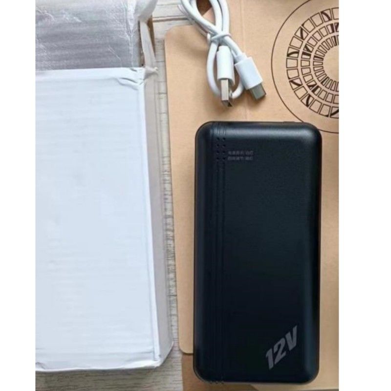 ली आयन बैटरी पावर बैंक 12 वी फैन बैटरी 20000mah कामकाजी 10-12H के लिए एयर कंडीशनर कपड़े