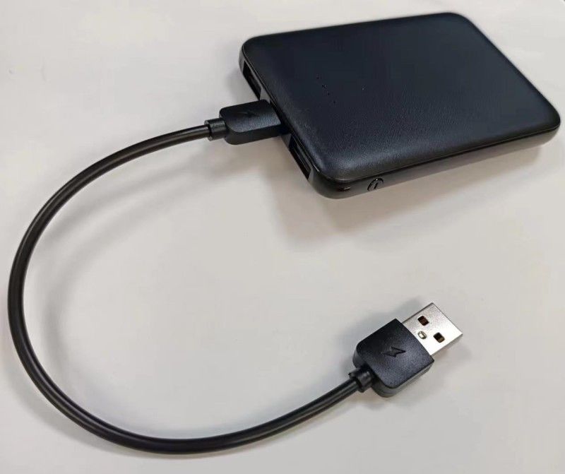 मिनी फास्टर पावरबैंक 4000mAh 5V 2A पाम साइज सुपर स्लिम बैटरी पावरबैंक