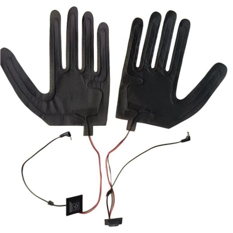 डीसी 3.5x1.35 मिमी प्लग के साथ दस्ताने के लिए कस्टम 7.4V हीटिंग पैड