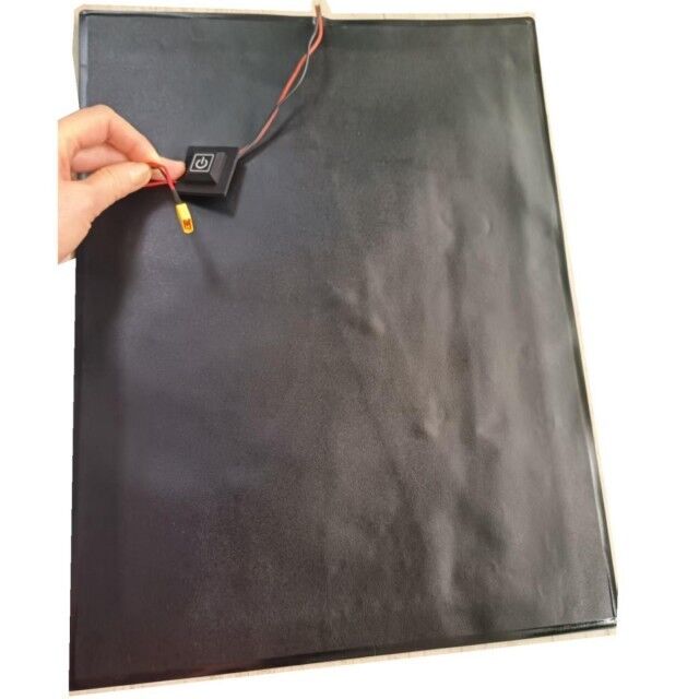 Custom Heating Pad PVC 30x40cm 24v with XT30 Male Plug For Battery Working Under Ice Cold Enviroment